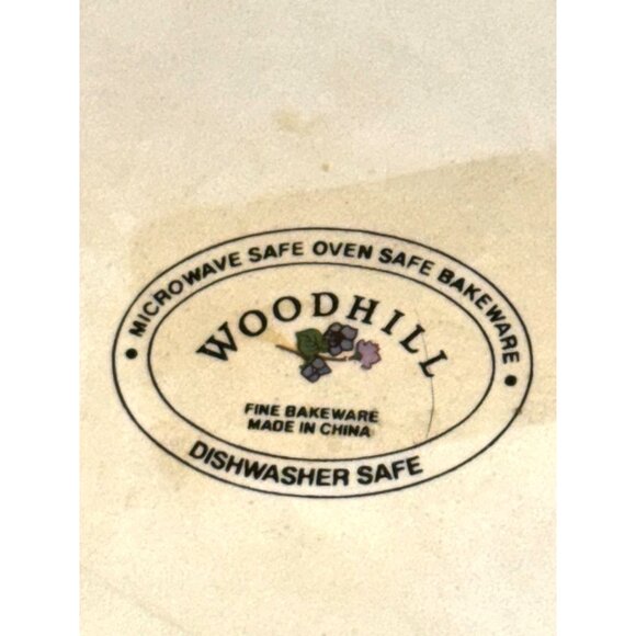 2 Vintage Woodwill Fine Floral Bakeware Bowls - Picture 11 of 14